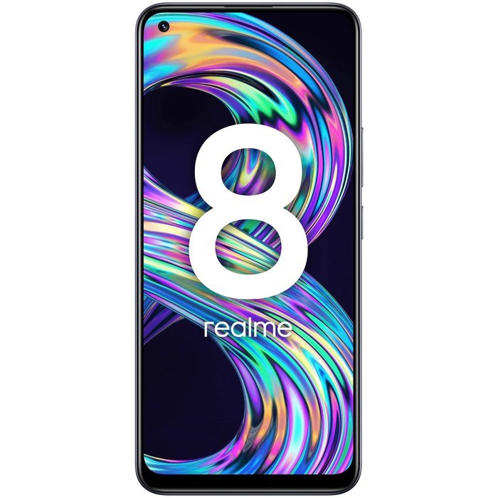 Смартфон Realme 8, 6.4", SAmoled, 2 sim, 6Гб, 128Гб, 64Мп, 16Мп, 5000 мАч, NFC, серебристый - фото 51393420