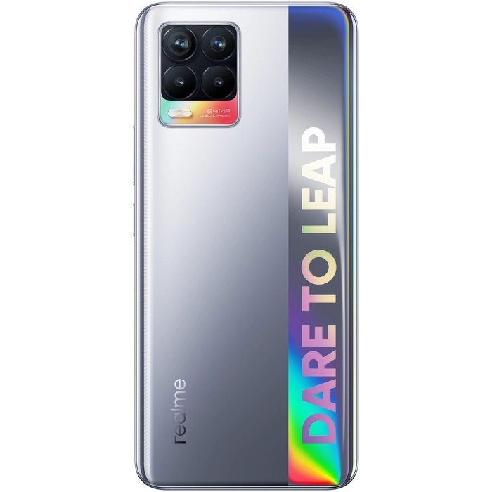 Смартфон Realme 8, 6.4", SAmoled, 2 sim, 6Гб, 128Гб, 64Мп, 16Мп, 5000 мАч, NFC, серебристый - фото 51393421