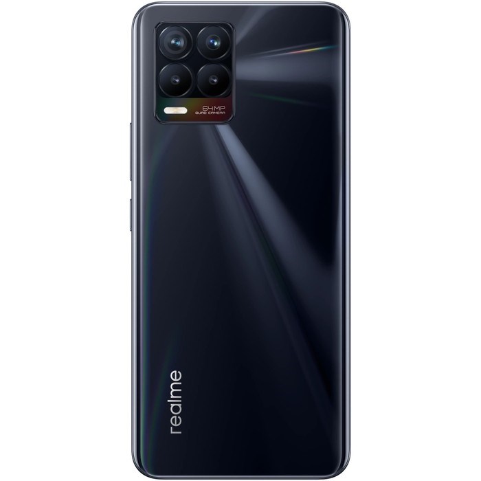 Смартфон Realme 8, 6.4", SAmoled, 2 sim, 6 Гб, 128 Гб, 64 Мп, 16 Мп, 5000 мАч, NFC, черный - фото 51393428