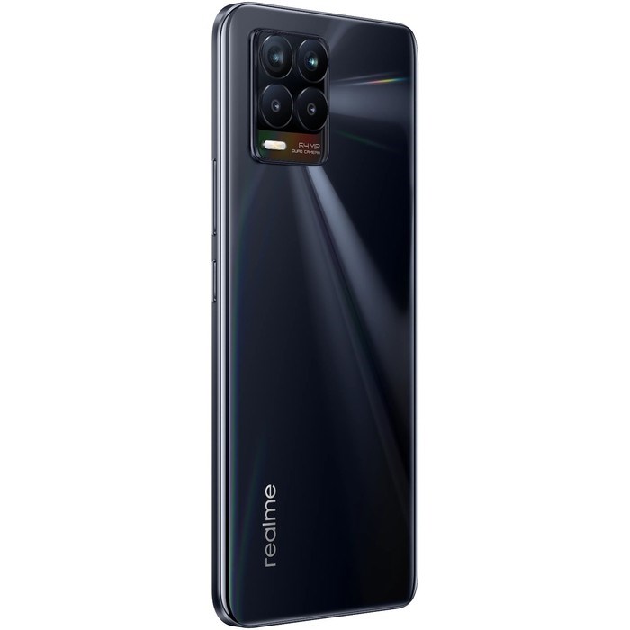 Смартфон Realme 8, 6.4", SAmoled, 2 sim, 6 Гб, 128 Гб, 64 Мп, 16 Мп, 5000 мАч, NFC, черный - фото 51393430