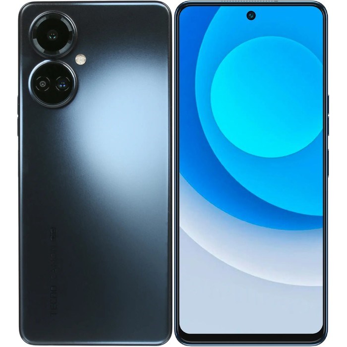 Смартфон Tecno Camon 19 Pro NFC, 6.8", IPS, 120Гц, 8 Гб, 128 Гб, 64 Мп, 5000 мАч, черный - фото 51393472