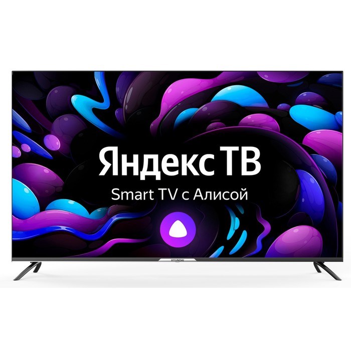 Телевизор Hyundai H-LED55BU7003, 55", 3840x2160, DVB-C/T2/S2, 3xHDMI, 2xUSB, SmartTV, черный - фото 51393631