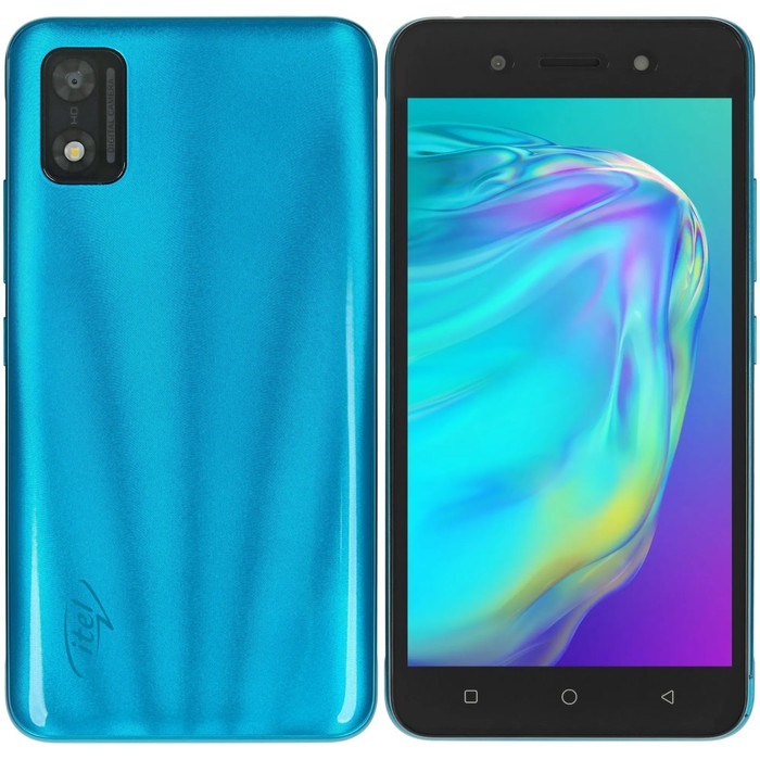 Смартфон ITEL A17, 5.0", 1 Гб, 16 Гб, 5 Мп, microSD, 2400 мАч, голубой - фото 51393675