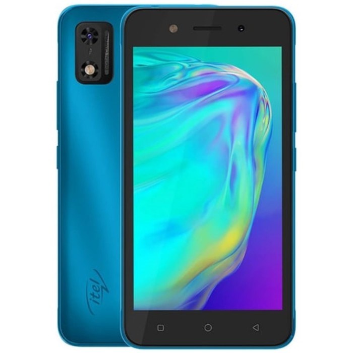 Смартфон ITEL A17, 5.0", 1 Гб, 16 Гб, 5 Мп, microSD, 2400 мАч, голубой - фото 51393676