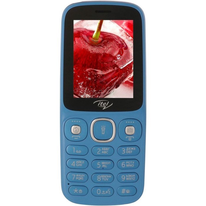 Сотовый телефон Itel it5026, 2.4", 2 sim, microSD, 0.08 Мп, BT, FM, 1200 мАч, голубой - фото 51393694