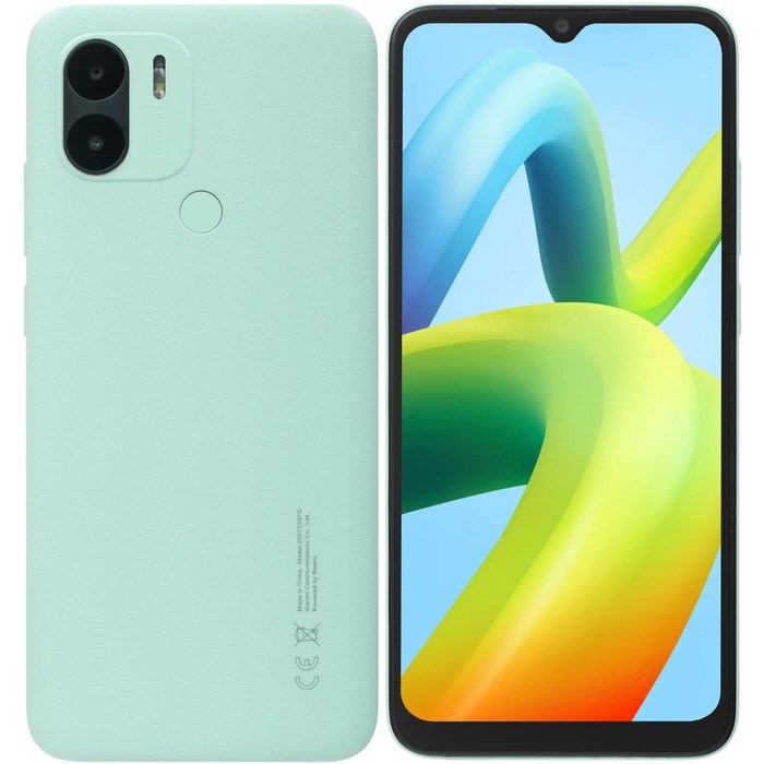 Смартфон Xiaomi Redmi A1+ RU, 6.52", IPS, 2 Гб, 32 Гб, 8 Мп, 5 Мп, 5000 мАч, зеленый - фото 51394494