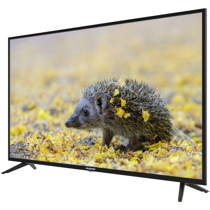 Телевизор Digma DM-LED43UBB35, 43", 3840x2160, DVB-T/T2/C/S2,HDMI 3, USB 2, Smart TV, чёрный - фото 51394776