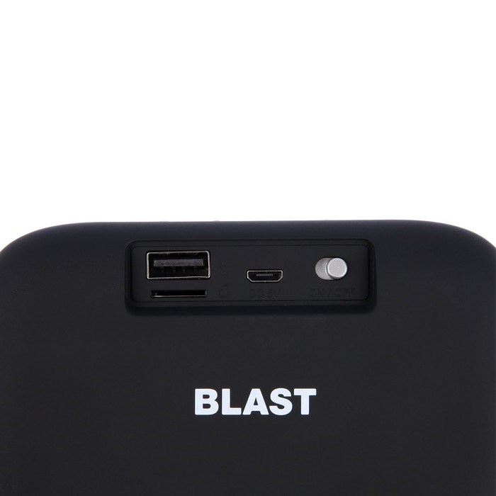 Портативная колонка Blast BAS-451, BT, 5 Вт, microSD, FM, микрофон, 300 мАч, красная - фото 51395482