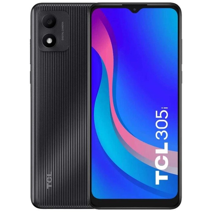 Смартфон TCL 305i, 6.52", 2 Гб, 64 Гб, 13 Мп, 5 Мп, 2 Sim, LTE, 4000 мАч, черный - фото 51395496