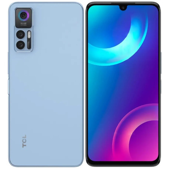 Смартфон TCL 30, 6.7", 4 Гб, 64 Гб, 50 Мп, 8 Мп, 2 Sim, LTE, 5000 мАч, синий - фото 51395544