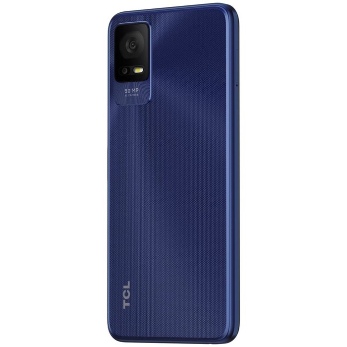 Смартфон TCL 408, 6.6", 4 Гб, 64 Гб, 50 Мп, 8 Мп, 2 Sim, LTE, 5000 мАч, синиий - фото 51395559