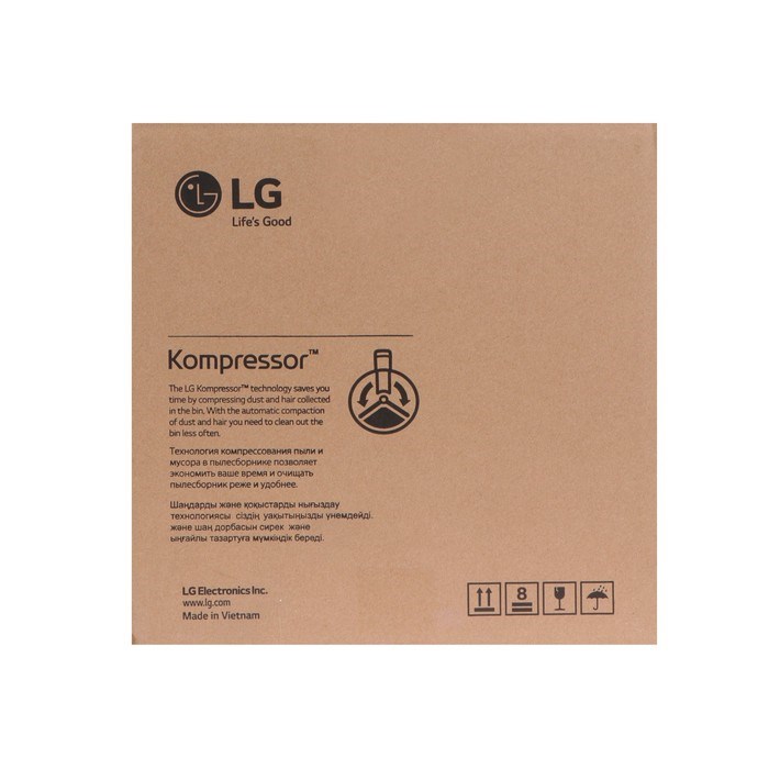 Пылесос LG VC73189NHTB, 1800/380 Вт, сухая уборка, 1.2 л, синий - фото 51396001