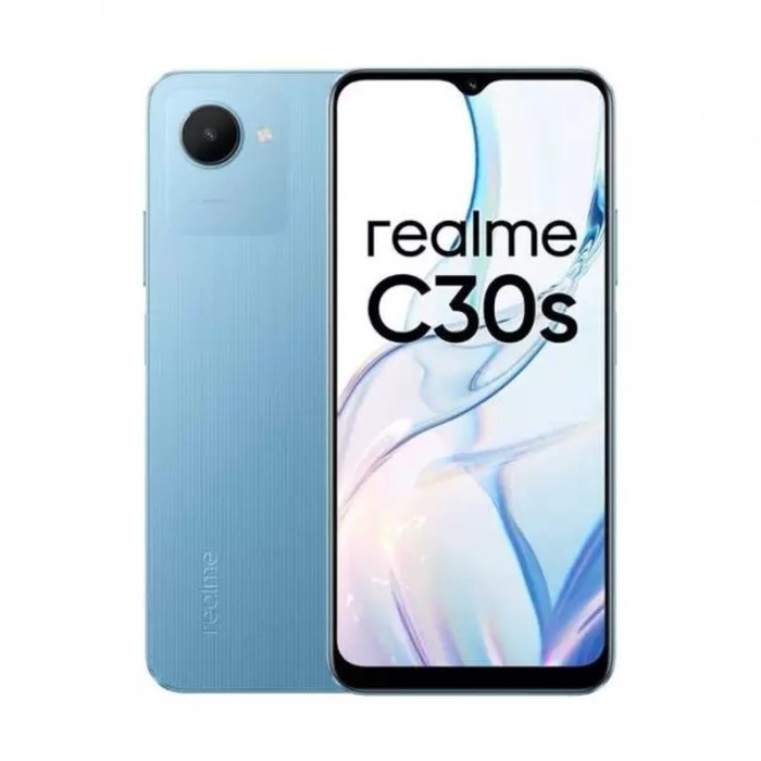 Смартфон Realme C30s, 6.5", 2Гб, 32Гб, 8Мп, 5Мп, microSD, 2sim, 5000мАч, синий - фото 51396046