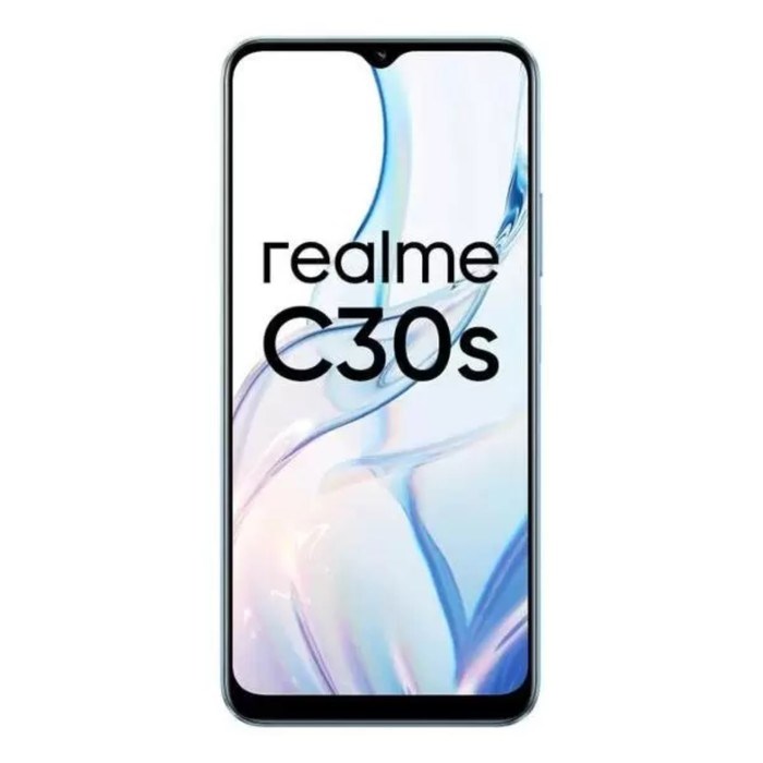 Смартфон Realme C30s, 6.5", 2Гб, 32Гб, 8Мп, 5Мп, microSD, 2sim, 5000мАч, синий - фото 51396047