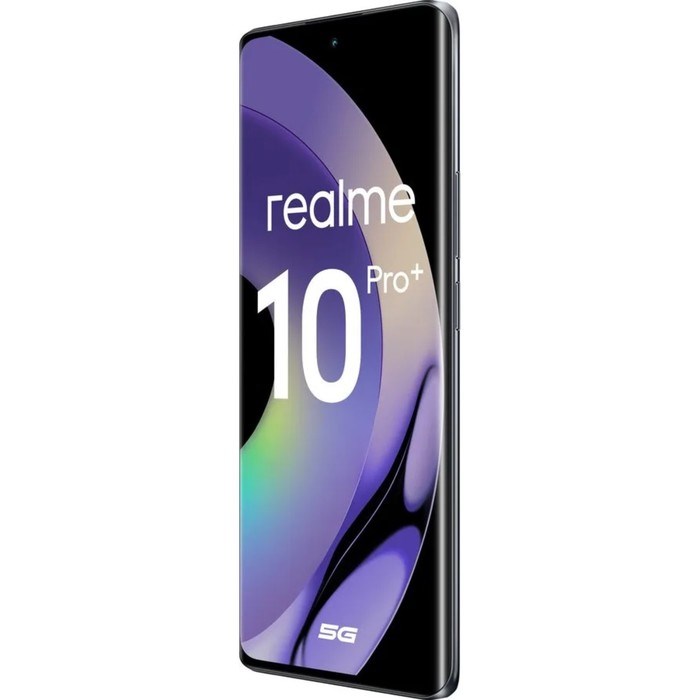 Смартфон Realme 10 Pro+ 5G, 6.7", 12Гб, 256Гб, 108Мп, 16Мп, 2sim, 5000мАч, черный - фото 51396076