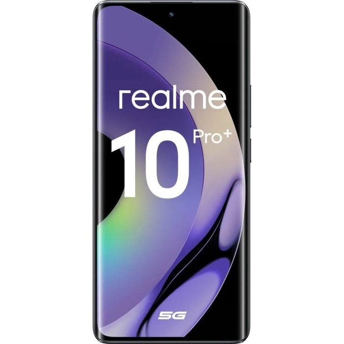 Смартфон Realme 10 Pro plus 5G, 6.7", 8Гб, 128Гб, 108Мп, 16Мп, 2sim, 5000мАч, черный - фото 51396078