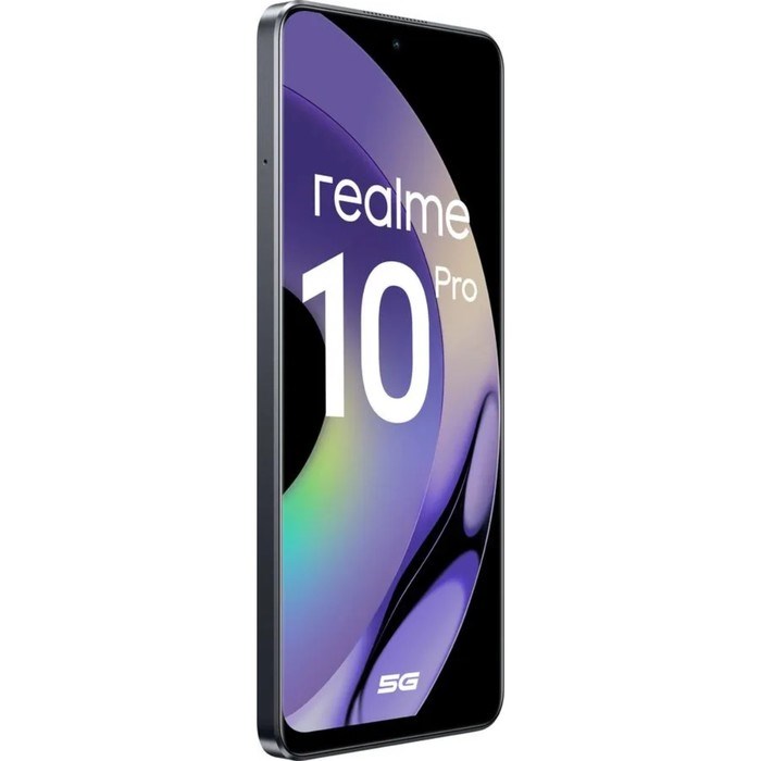 Смартфон Realme 10 Pro 5G, 6.72", 8Гб, 128Гб, 108Мп, 16Мп, 2sim, 5000мАч, черный - фото 51396089