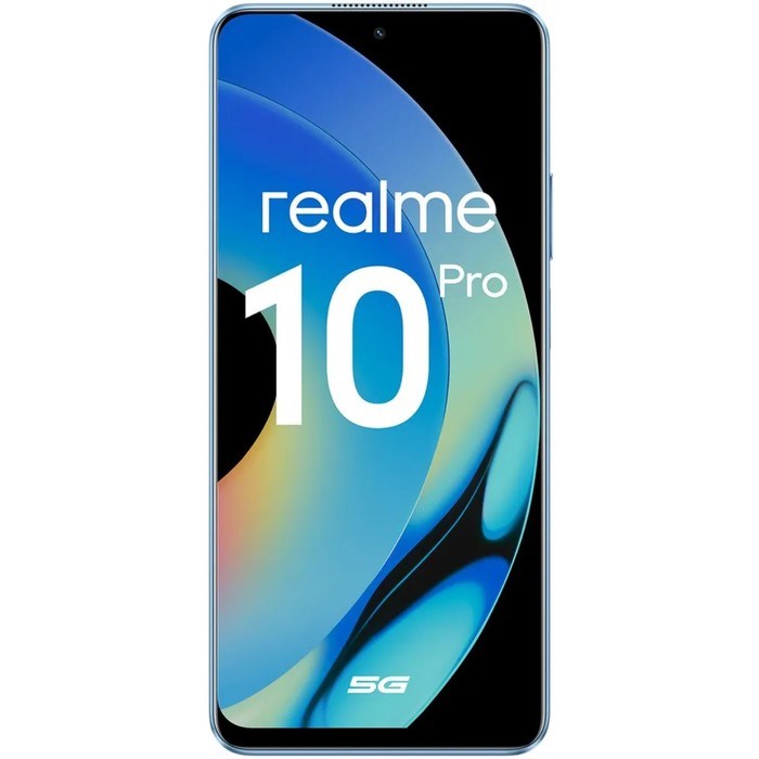 Смартфон Realme 10 Pro 5G, 6.72", 8Гб, 128Гб, 108Мп, 16Мп, 2sim, 5000мАч, голубой - фото 51396094