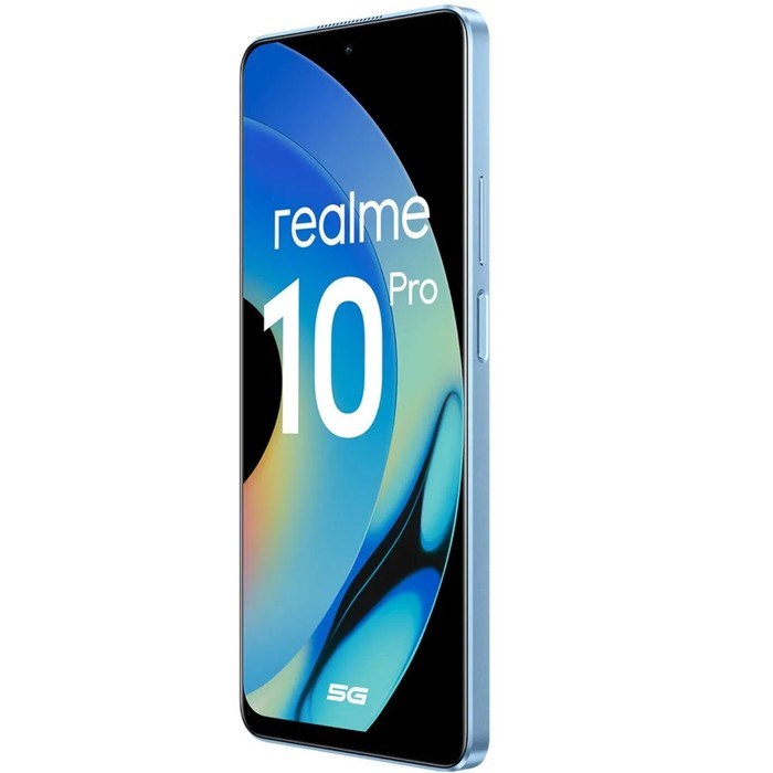 Смартфон Realme 10 Pro 5G, 6.72", 8Гб, 128Гб, 108Мп, 16Мп, 2sim, 5000мАч, голубой - фото 51396096