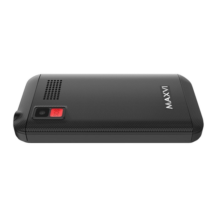 Сотовый телефон Maxvi B200, 2", 0.3 Мп, 2 sim, microSD, FM, фонарик, 1400 мАч, черный - фото 51396775