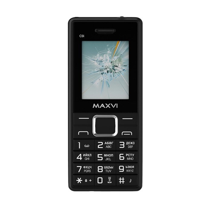 Сотовый телефон Maxvi C9i, 1.77", microSD, 2 sim, FM, фонарик, 800 мАч, черный - фото 51396879