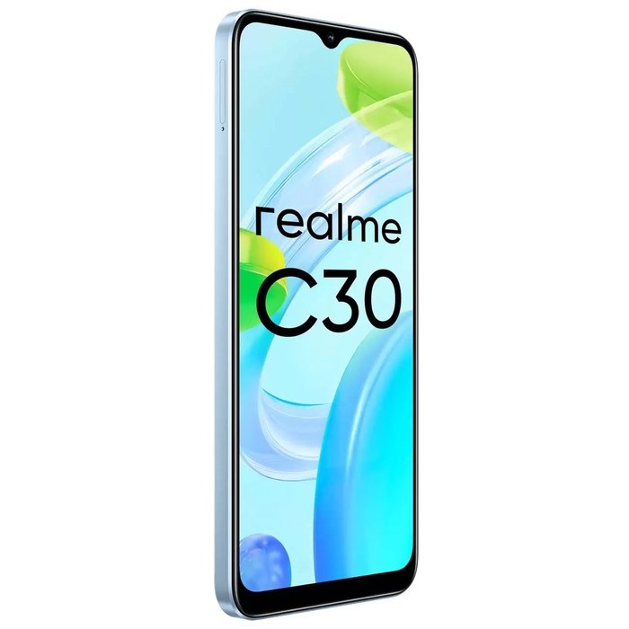 Смартфон Realme C30, 6.5", LCD, 2 sim, 2 Гб, 32 Гб, 8 Мп, 5 Мп, microSD, 5000 мАч, голубой - фото 51396957