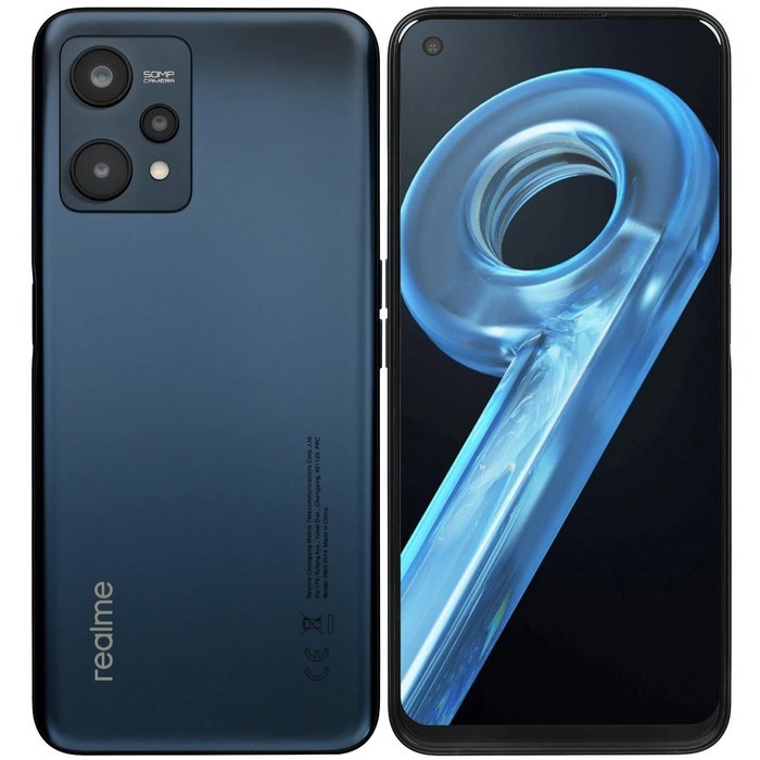 Смартфон Realme 9, 5G 6,4",SAmoled, 2 sim, 4 Гб, 64 Гб, 50 Мп, 16 Мп, 5000 мАч, NFC, черный - фото 51396969