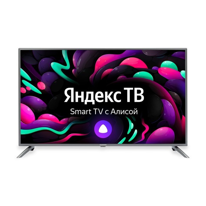 Телевизор Starwind SW-LED55UG400, 55",3840x2160, DVB/T2/C/S/S2, HDMI 3, USB2,Smart TV, серый - фото 51397179