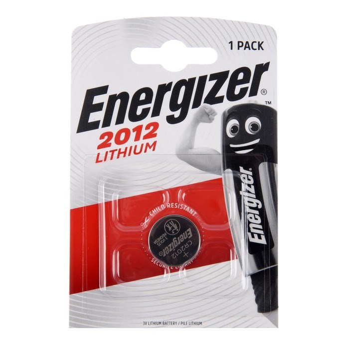 Батарейка литиевая Energizer, CR2012-1BL, 3В, блистер, 1 шт. - фото 51397218