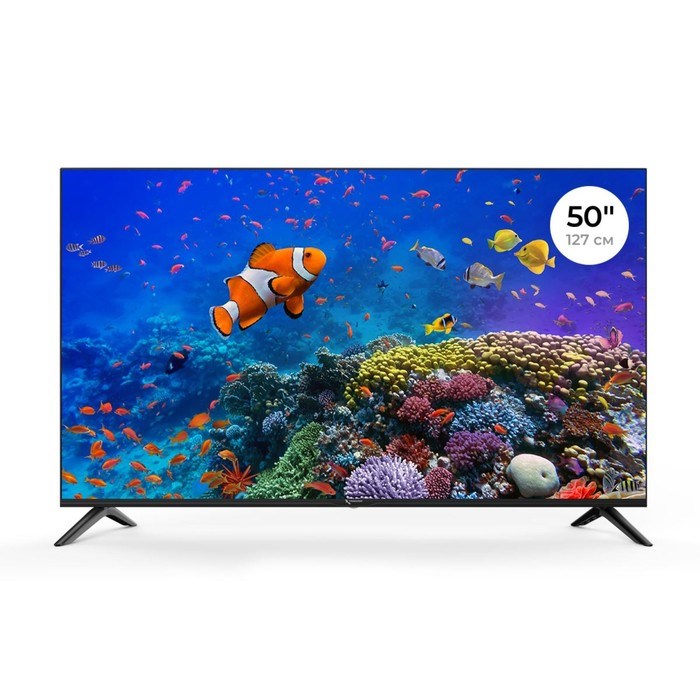 Телевизор Триколор H50U5500SA, 50", 3840x2160, DVBT2/C/S2, HDMI 3, USB 2, Smart TV, чёрный - фото 51397307