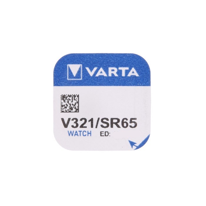 Батарейка Varta Silver Oxide, 321 (SR616SW) - 1BL, 1.55 В, блистер, 1 шт. - фото 51397706