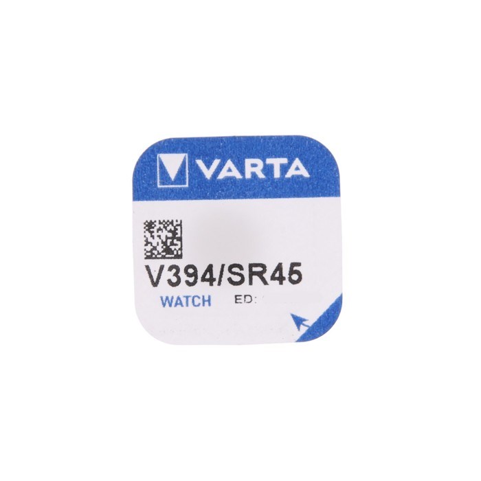 Батарейка Varta Silver Oxide, 394 (SR936SW) - 1BL, 1.55 В, блистер, 1 шт. - фото 51397712