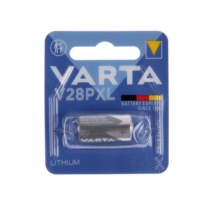 Батарейка литиевая Varta ELECTRONICS, V28PXL (2CR1/3N/V28PXL/6231) - 1BL, 6 В, 1 шт. - фото 51397714