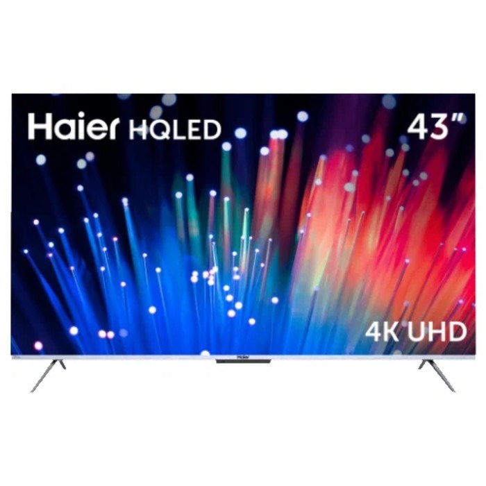 Телевизор Haier SMART TV S3, 43",  3840x2160, DVB-T/T2/C/S2, HDMI 4, USB 2, Smart TV, чёрный - фото 51397730