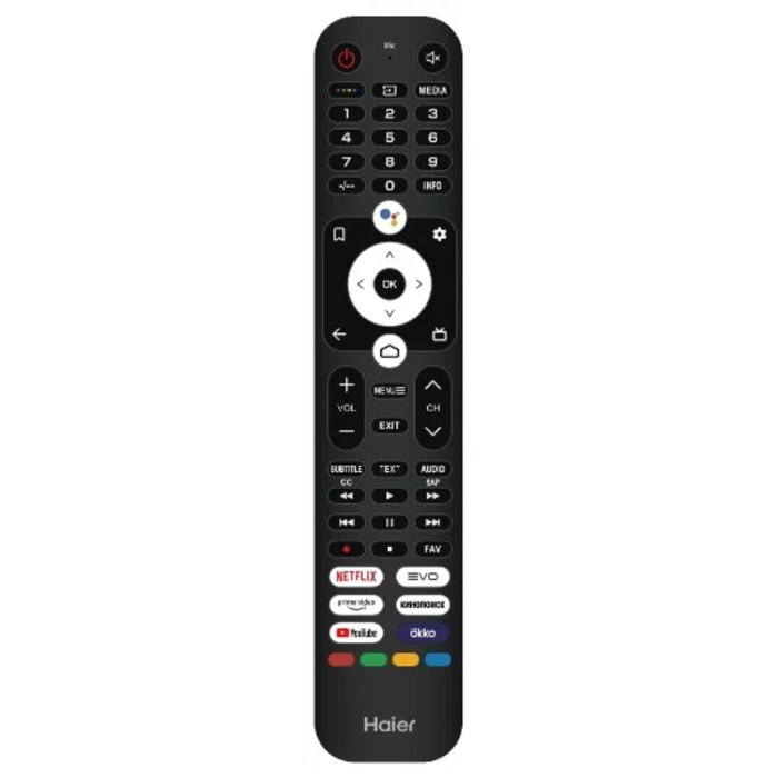 Телевизор Haier SMART TV S3, 43",  3840x2160, DVB-T/T2/C/S2, HDMI 4, USB 2, Smart TV, чёрный - фото 51397736