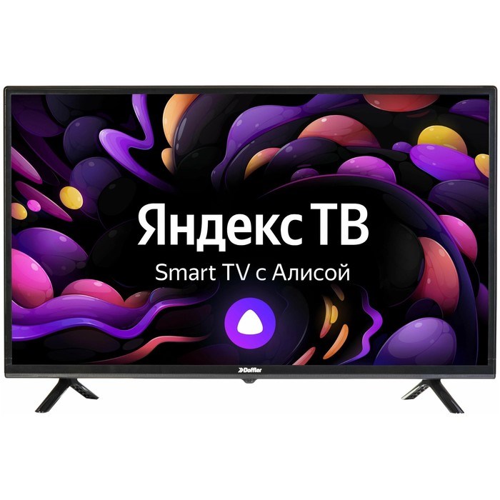 Телевизор Doffler 32KHS57, 32", 1366x768,DVB-S2/S/T2/T/C, HDMI 2, USB 1, Smart TV, черный - фото 51397771