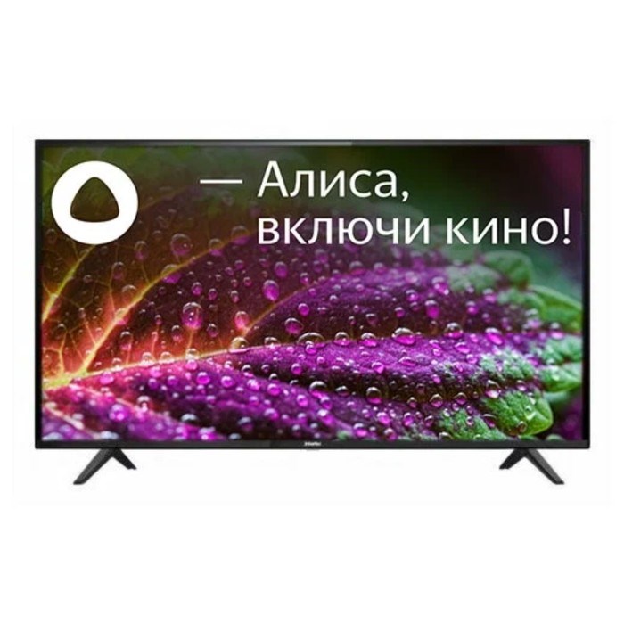 Телевизор Doffler 50KUS65, 50", 3840x2160, DVB-T/T2/C/S2, HDMI 3, USB 2, Smart TV, чёрный - фото 51397778