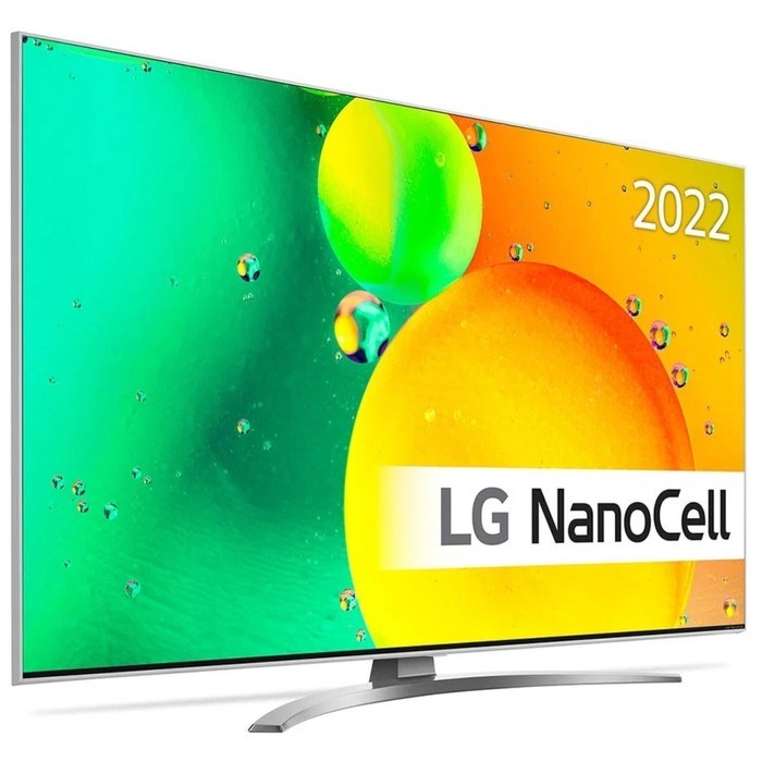 Телевизор LG 43NANO786QA, 43", 3840x2160, DVB-T2/C/S/S2, HDMI 3,USB 2, Smart TV, серебристый - фото 51397845