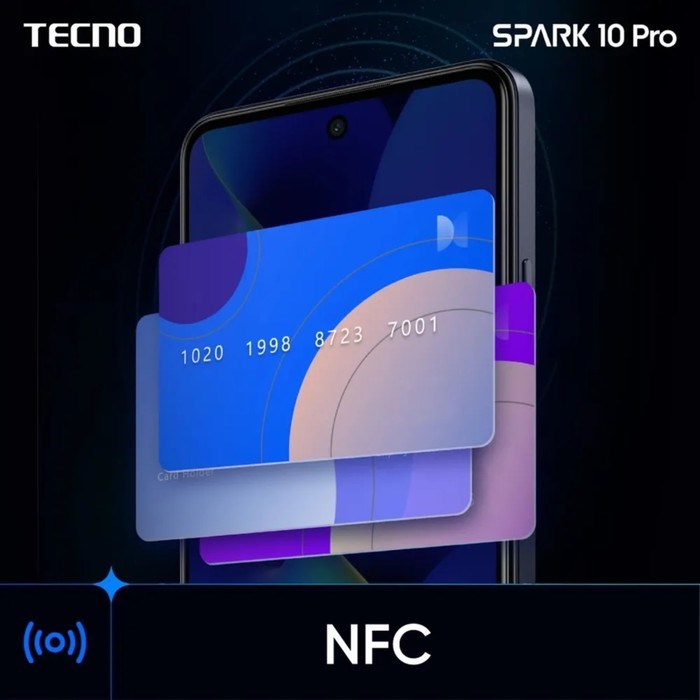 Смартфон Tecno Spark 10 Pro, 6.8", 8 Гб, 128 Гб, 50 Мп, 32 Мп, 2 sim, 5000 мАч, NFC, белый - фото 51398098