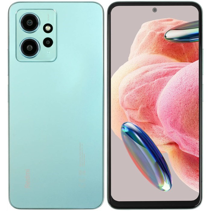 Смартфон Xiaomi Redmi Note 12 RU, 6.67", 4Гб, 128Гб, 50Мп,13Мп, NFC,BT 5.0, 5000мАч, зеленый - фото 51398172