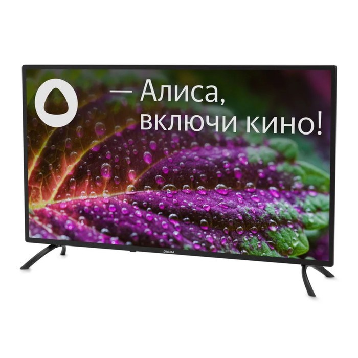 Телевизор Digma DM-LED40SBB31, 40", 1920x1080, DVB-T/T2/C/S/S2, HDMI 3, USB 2, Smart TV - фото 51398528