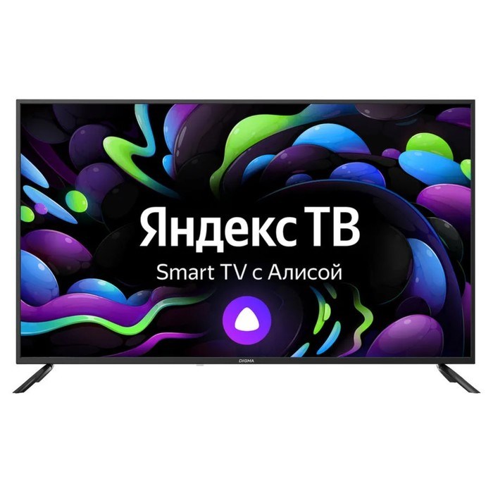 Телевизор Digma DM-LED50UBB31, 50", 3840x2160, DVB-T/T2/C/S/S2, HDMI 3, USB 2, Smart TV - фото 51398558