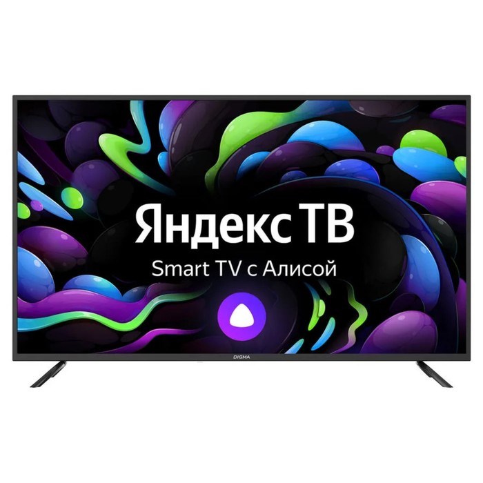 Телевизор Digma DM-LED55UBB31, 55", 3840x2160, DVB-T/T2/C/S/S2, HDMI 3, USB 2, Smart TV - фото 51398570