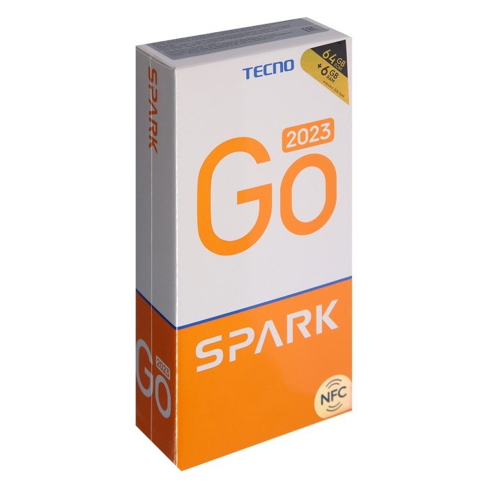 Смартфон Tecno Spark Go 2023, 6.56", 3Гб, 64Гб, 13Мп, 5Мп, 2sim, 5000мАч, NFC, фиолетовый - фото 51398974