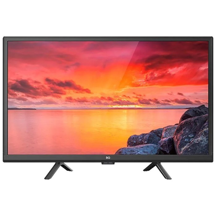 Телевизор BQ 2407B, 24", 1366x768, DVB-T2/T/C, HDMI 2, USB 1, черный - фото 51399050