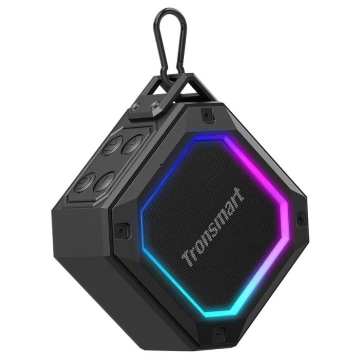 Портативная колонка Tronsmart Groove 2, 10 Вт, 2500мАч, AUX, microSD, подсветка, TWS, IPX7 - фото 51399183