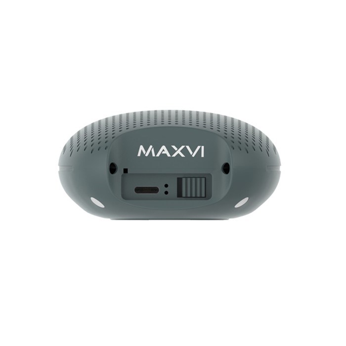 Портативная колонка Maxvi PS-01, 3 Вт, 500 мАч, BT 5.0, IP54, серая - фото 51399726