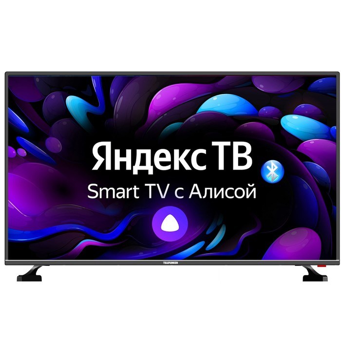 Телевизор Telefunken TF-LED42S14T2S, 42", 1920x1080, DVB-T2/C/S/S2, HDMI 3, USB 2, SmartTV - фото 51399799