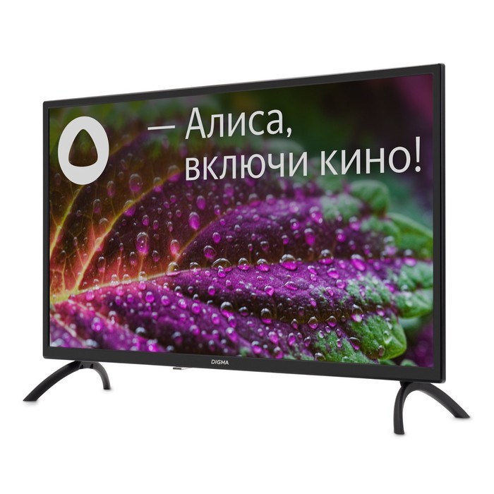 Телевизор Digma DM-LED32SBB31, 32",1366x768, DVB-C/T2/S/S2, HDMI 3, USB 2, SmartTV, черный - фото 51400073