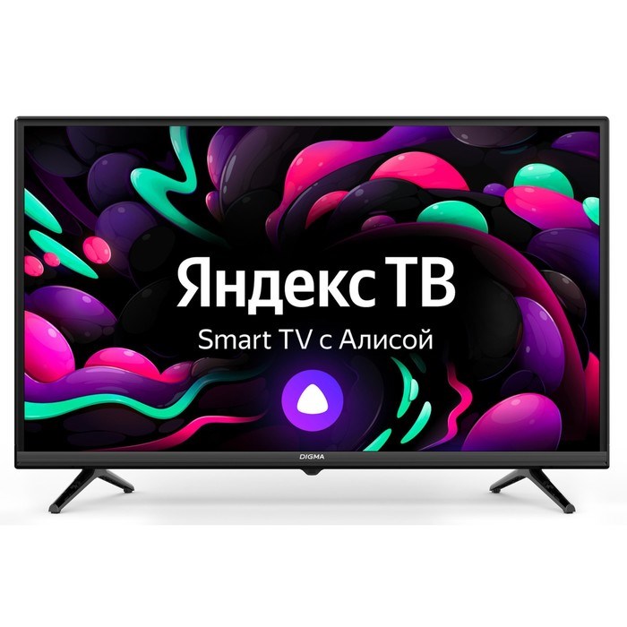 Телевизор Digma DM-LED32SBB35, 32",1920x1080, DVB-C/T2/S/S2, HDMI 2, USB 1, SmartTV, черный - фото 51400076